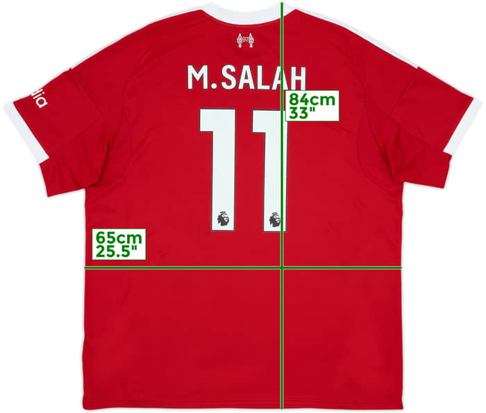 2025-26 Liverpool Home Shirt M.Salah #11 - 6/10 - (XXL)
