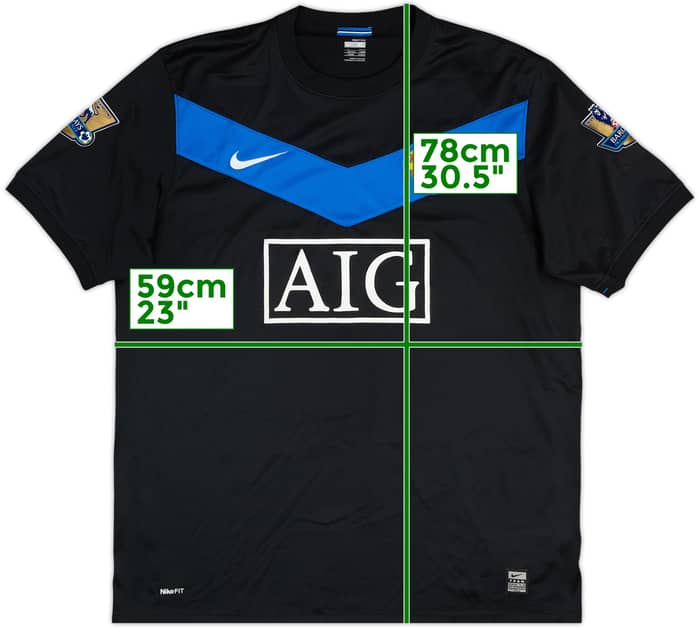 2009-10 Manchester United Away Shirt #7 - 7/10 - (XL)