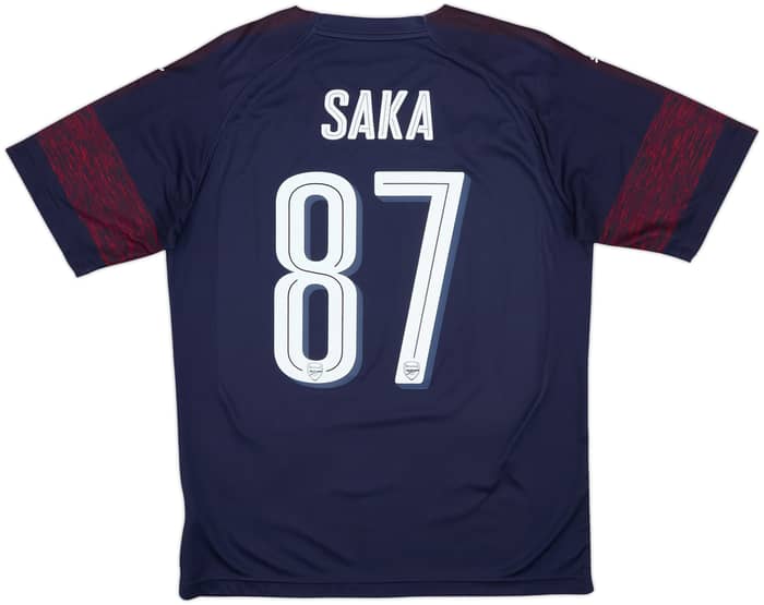 2018-19 Arsenal Away Shirt Saka #87 - 7/10 - (M)
