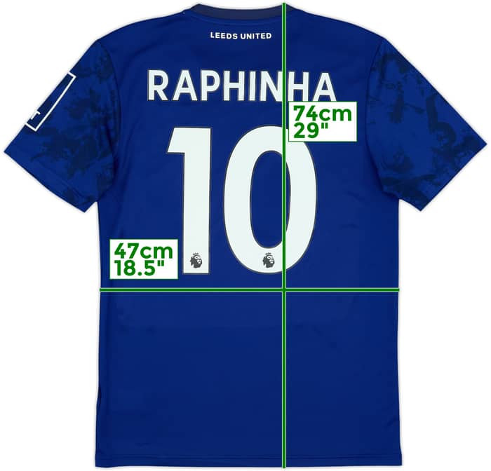 2021-22 Leeds United Away Shirt Raphinha #10 - 8/10 - (S)