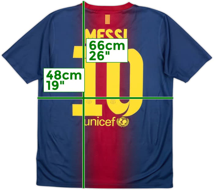 Camiseta de local del Barcelona 2012-13 Messi #10 - 9/10 - (13-15 Años)