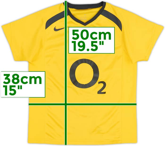 2005-06 Arsenal Away Shirt - 7/10 - (6-7 Years)