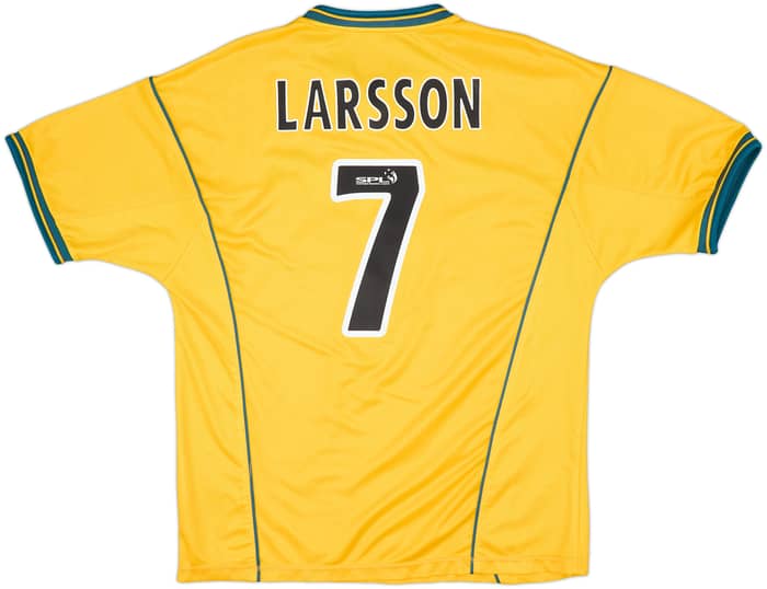 2000-02 Celtic Away Shirt Larsson #7 - 8/10 - (L)