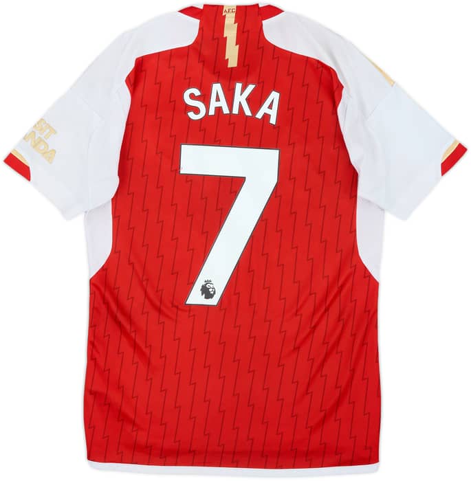 2023-24 Arsenal Home Shirt Saka #7 - 5/10 - (S)