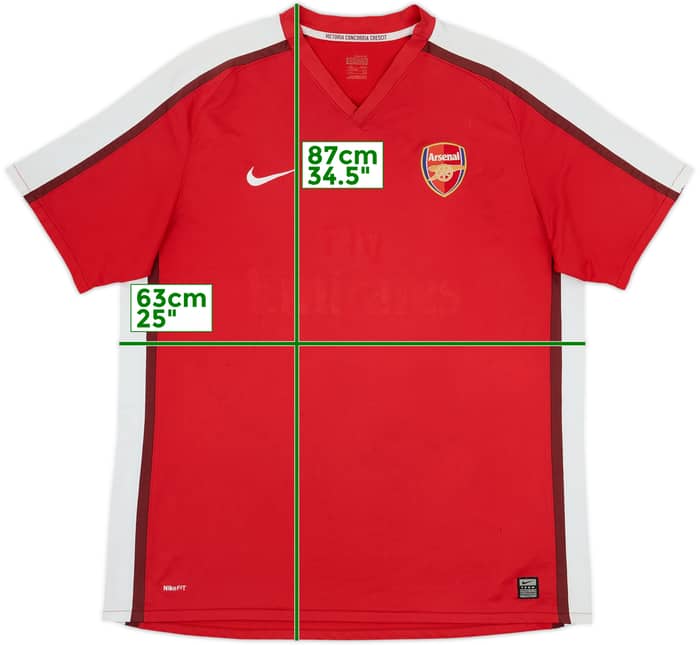 2008-10 Arsenal Home Shirt - 3/10 - (XXL)