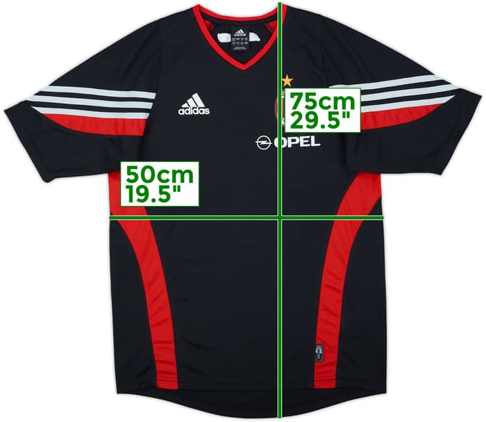 2003-04 AC Milan adidas Training Shirt - 5/10 - (XS)