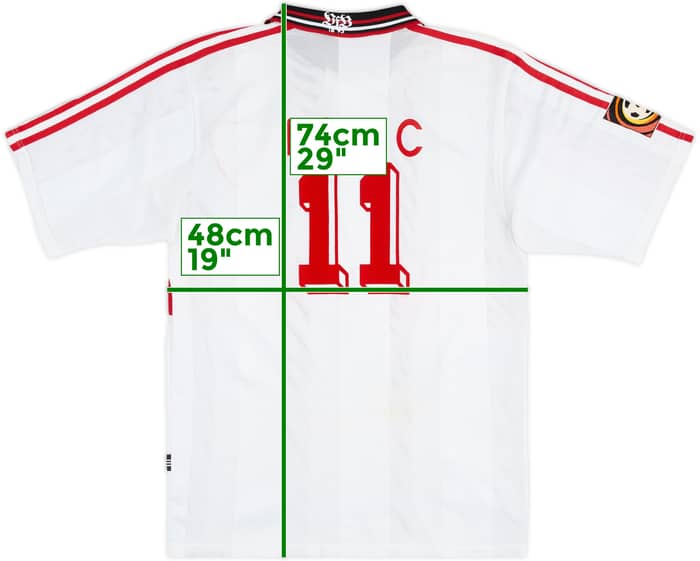 1997-98 Stuttgart Home Shirt Bobic #11 - 3/10 - (M)