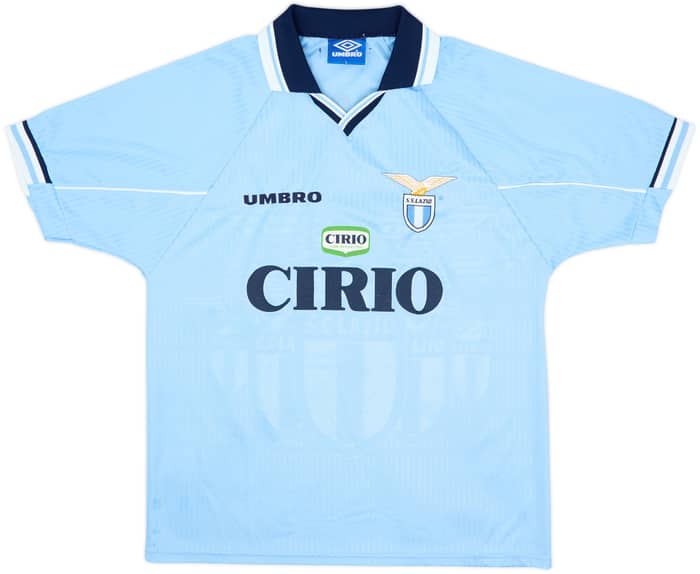 1997-98 Lazio Home Shirt Nesta #13 - 8/10 - (L)
