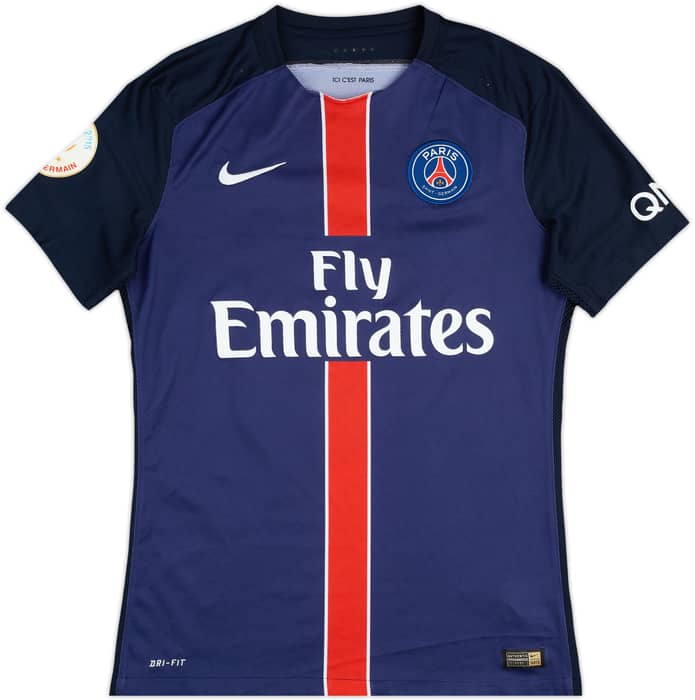 2015-16 Paris Saint-Germain Authentic Home Shirt Ibrahimovic #10 - 5/10 - (M)