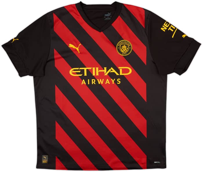 2022-23 Manchester City Away Shirt De Bruyne #17 - 9/10 - (XL)