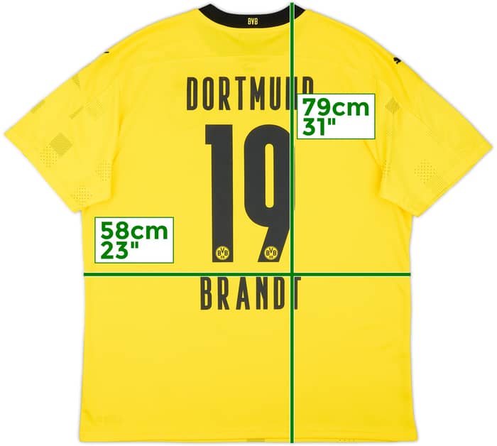 2020-21 Borussia Dortmund Cup Shirt Brandt #19 - 7/10 - (XL)