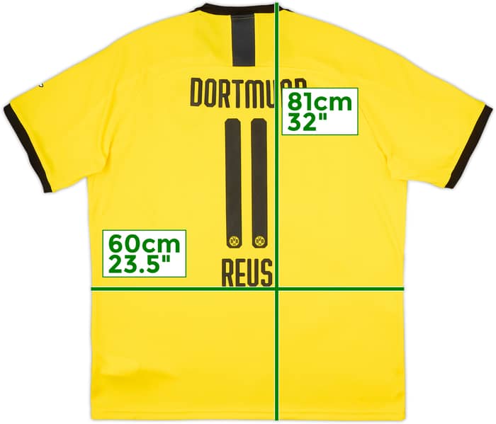 2019-20 Borussia Dortmund Home Shirt Reus #11 - 9/10 - (XXL)
