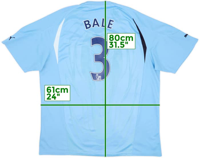 2010-11 Tottenham Away Shirt Bale #3 - 10/10 - (XXL)