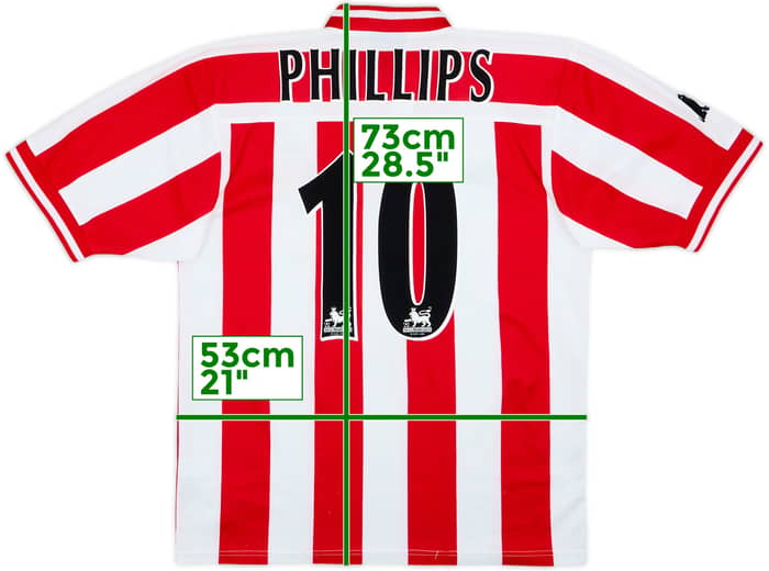 Camiseta de local del Sunderland 1999-00 Phillips #10 - 7/10 - (M)