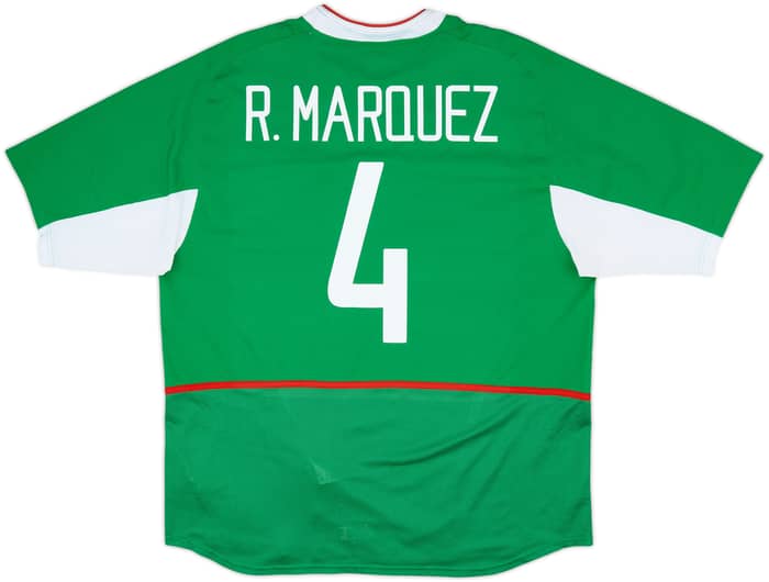 2003-04 Mexico Home Shirt R.Marquez #4 - 8/10 - (XL)