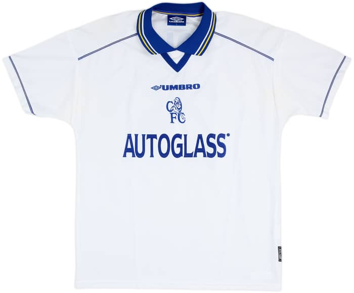1998-00 Chelsea Away Shirt Zola #25 - 8/10 - (L)
