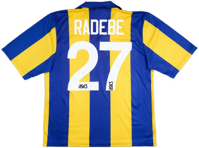 1993-95 Leeds United Away Shirt Radebe #27 - 6/10 - (L)