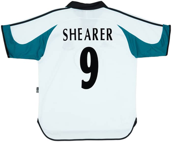 1999-00 Newcastle Away Shirt Shearer #9 - 8/10 - (L)