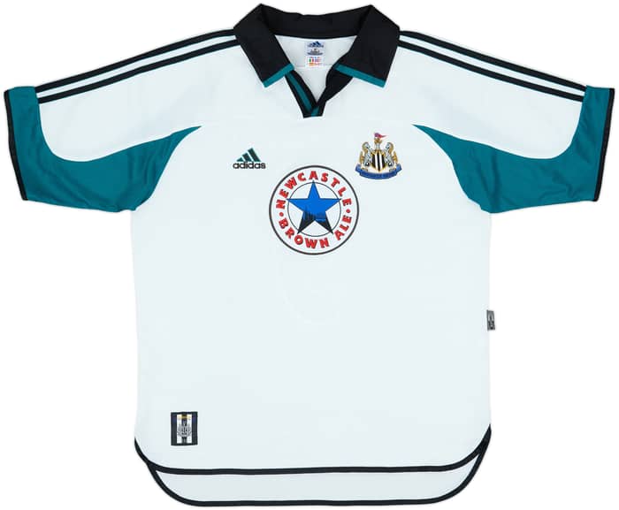 1999-00 Newcastle Away Shirt Shearer #9 - 8/10 - (L)