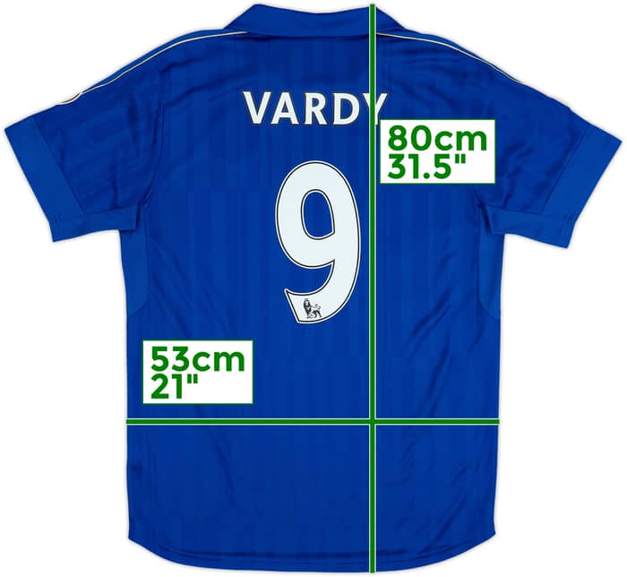 2016-17 Leicester Camiseta Local Vardy #9 - 8/10 - (L)