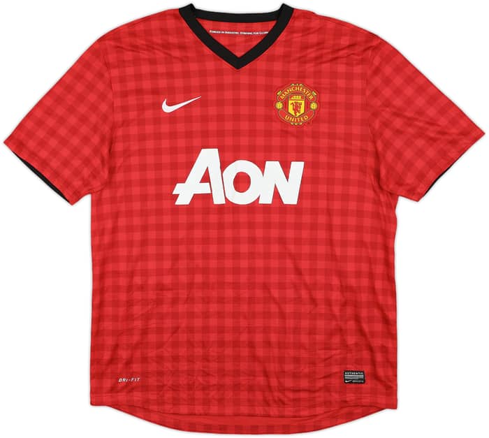 2012-13 Manchester United Home Shirt Vidic #15 - 5/10 - (L)