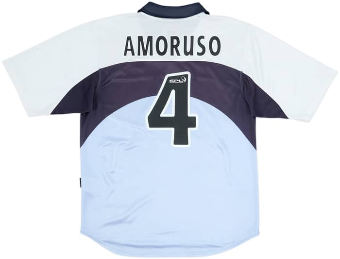1999-00 Rangers Away Shirt Amoruso #4 - 6/10 - (M)