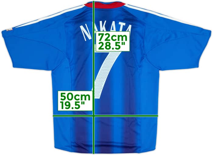 2004-06 Japan Home Shirt Nakata #7 - 6/10 - (S)