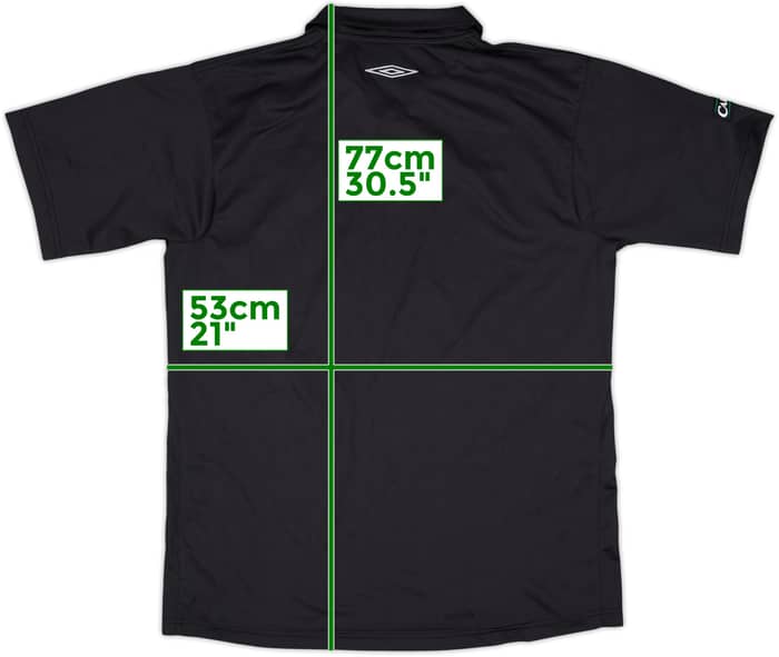 2005-06 Celtic Umbro 1/4 Zip Polo Shirt - 6/10 - (L)
