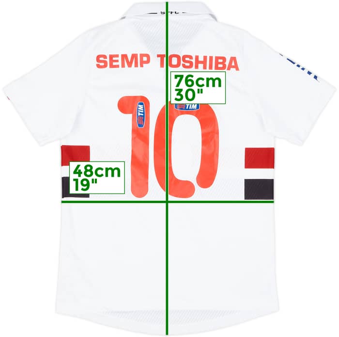2013 Sao Paulo Home Shirt #10 - 9/10 - (S)