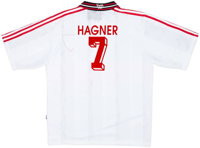 1997-98 Stuttgart Home Shirt Hagner #7 - 9/10 - (L)