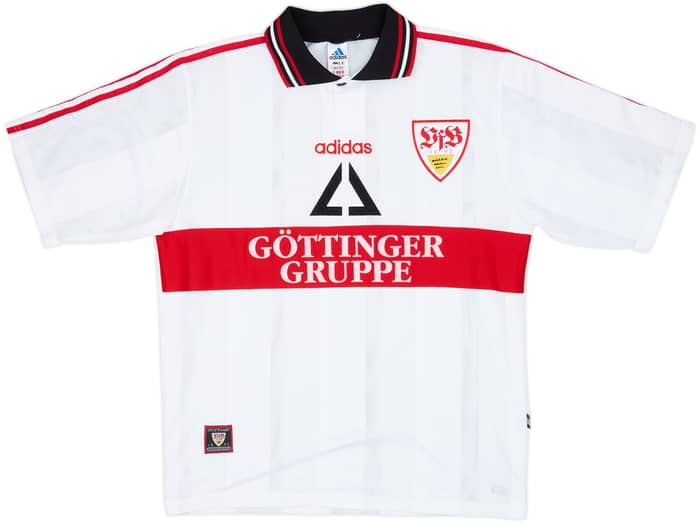 1997-98 Stuttgart Home Shirt Hagner #7 - 9/10 - (L)