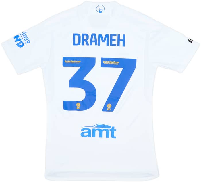 2023-24 Leeds Match Issue Carabao Cup Home Shirt Drameh #37