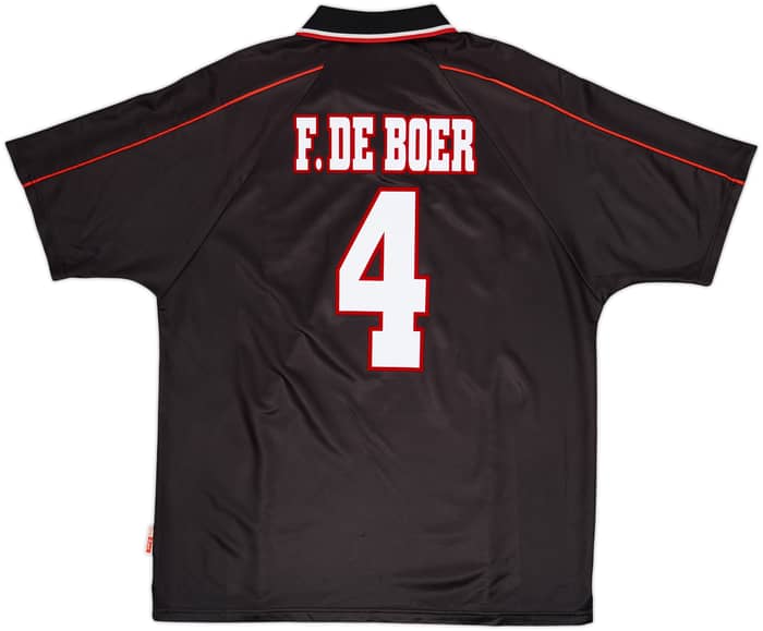 1998-99 Ajax Away Shirt F.De Boer #4 - 9/10 - (XL)