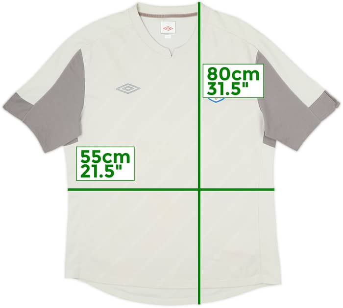 2010-12 England Umbro Training Shirt - 9/10 - (XL)