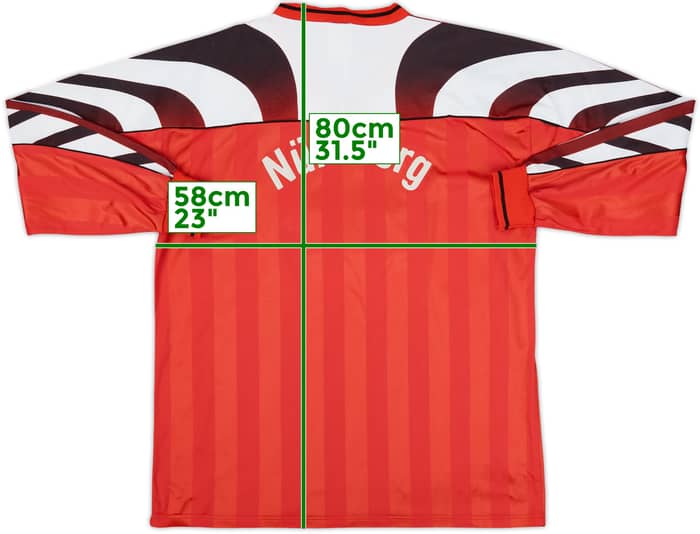 1995-96 Nurnberg Home L/S Shirt - 9/10 - (XL)
