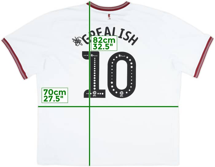 2018-19 Aston Villa Away Shirt Grealish #10 - 6/10 - (3XL)