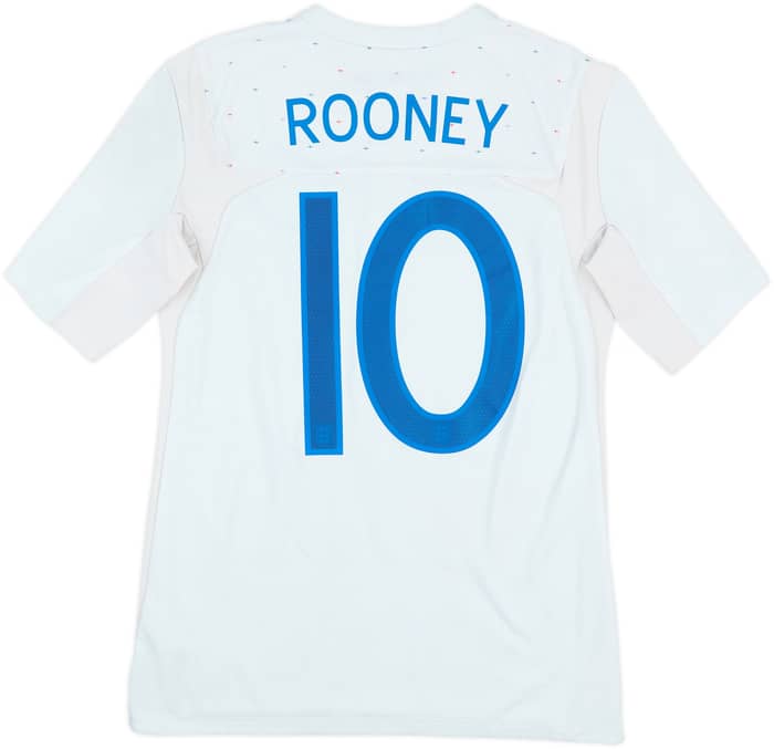 2010-11 England Home Shirt Rooney #10 - 7/10 - (S)