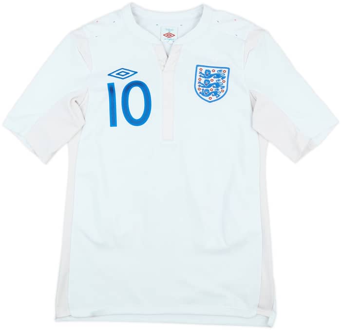 2010-11 England Home Shirt Rooney #10 - 7/10 - (S)
