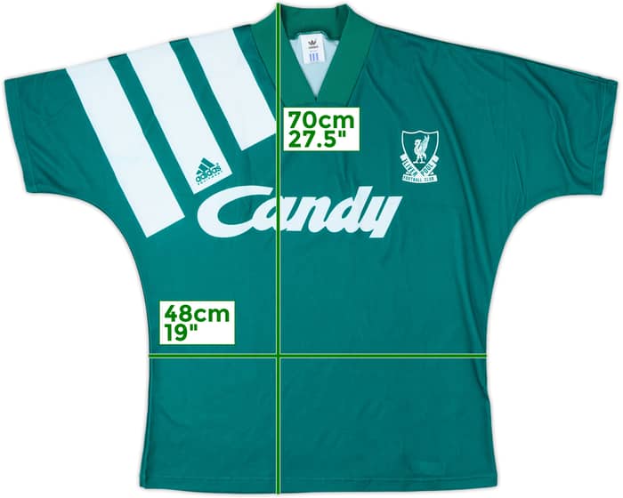 1991-92 Liverpool Away Shirt - 9/10 - (M/L)