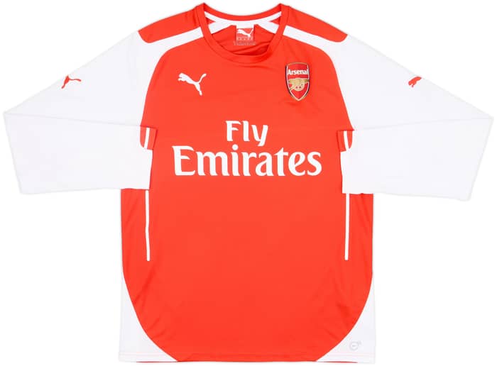 2014-15 Arsenal Home L/S Shirt Ozil #11 - 8/10 - (M)