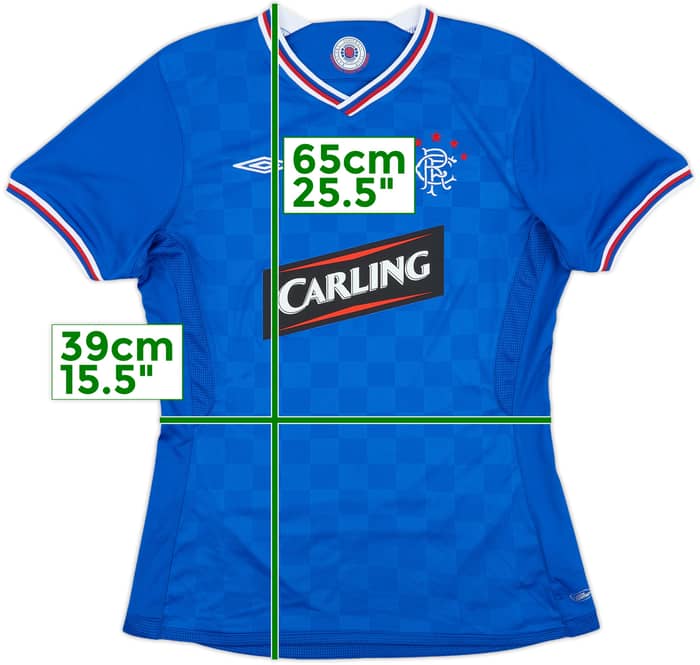2009-10 Rangers Home Shirt - 10/10 - (Women's S)