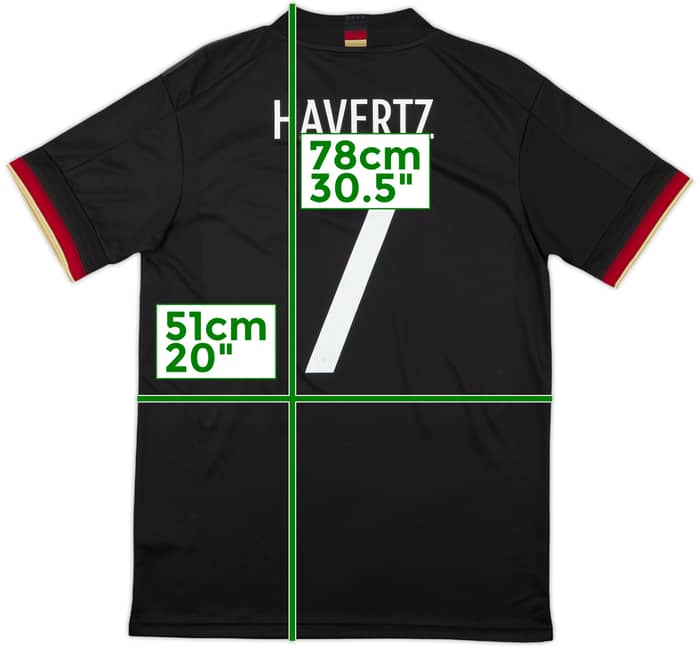 2020-21 Germany Away Shirt Havertz #7 - 9/10 - (M)