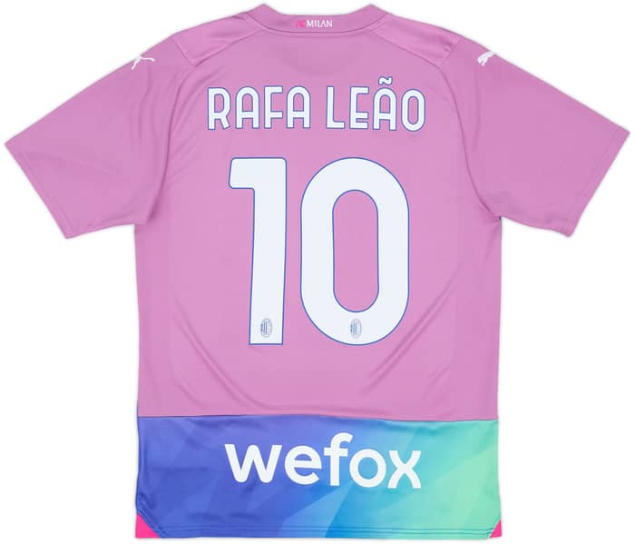 2023-24 AC Milan Third Shirt Rafa Leao #10 (M)