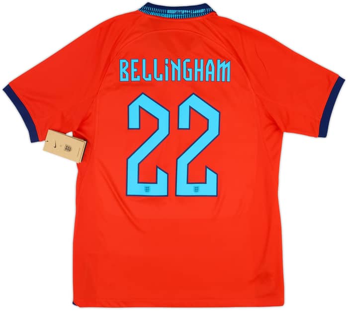 2022-23 England Away Shirt Bellingham #22 (M)