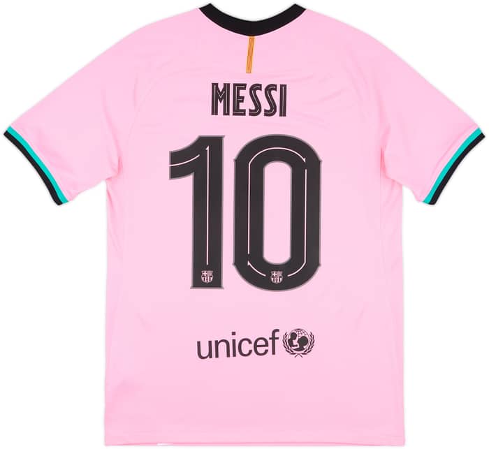 2020-21 Barcelona Third Shirt Messi #10 - 9/10 - (M)