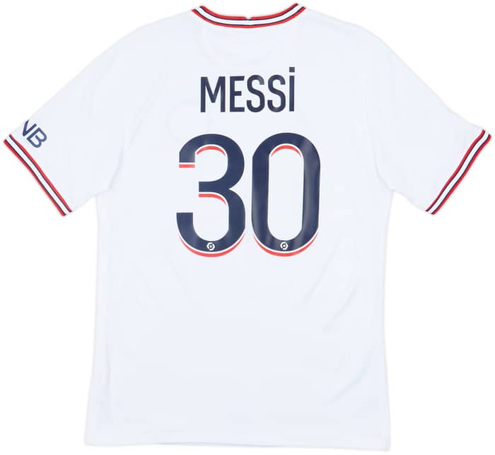 2021-22 Paris Saint-Germain Fourth Shirt Messi #30 - 9/10 - (M)