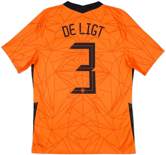 2020-21 Netherlands Home Shirt De Light #3 - 8/10 - (M)
