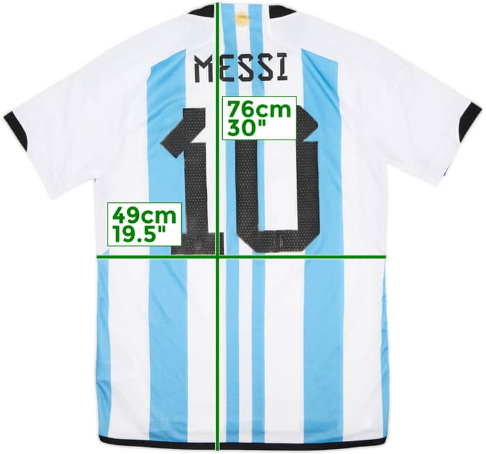 2022-23 Argentina Home Shirt Messi #10 (M)