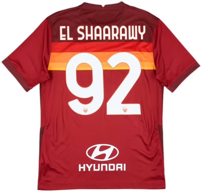2020-21 Roma Home Shirt El Shaarawy #92 - 9/10 - (M)