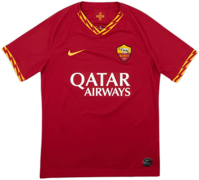 2019-20 Roma Home Shirt Dzeko #9 - 8/10 - (M)